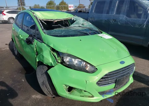 2014 Ford Fiesta Se из США, поврежденный, VIN 3FADP4EJXEM160404